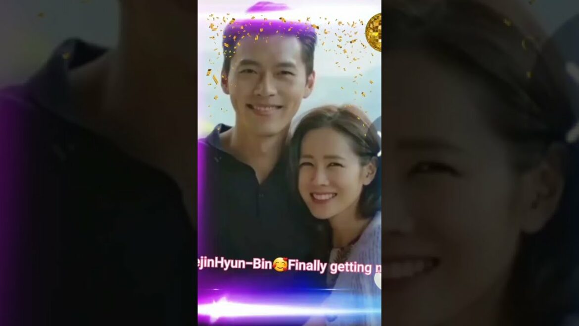 '結婚発表❣🥳愛の不時着'に一緒に出演し。 作品撮影中、数回の熱愛説が出たが、否定したがドラマ放送終了後、交際中であることを知らせ、恋人へ発展し夫婦の縁を結んだヒョンビンとソン・イェジン