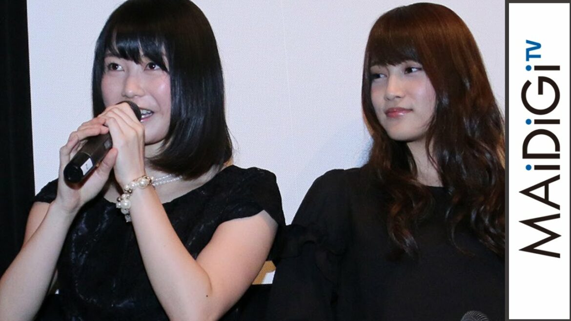 AKB48横山由依が“意味深”発言？入山杏奈のフォローに感謝　オムニバス映画「9つの窓」初日舞台あいさつ2　#Yui Yokoyama　#Japanese Idol
