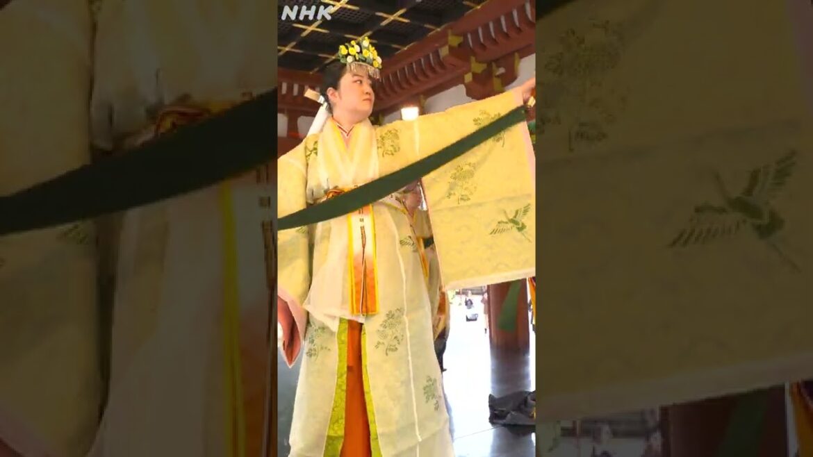 「鎌倉殿の13人」の世界 鎌倉・鶴岡八幡宮「浦安の舞」を巫女が舞う | NHK | #shorts