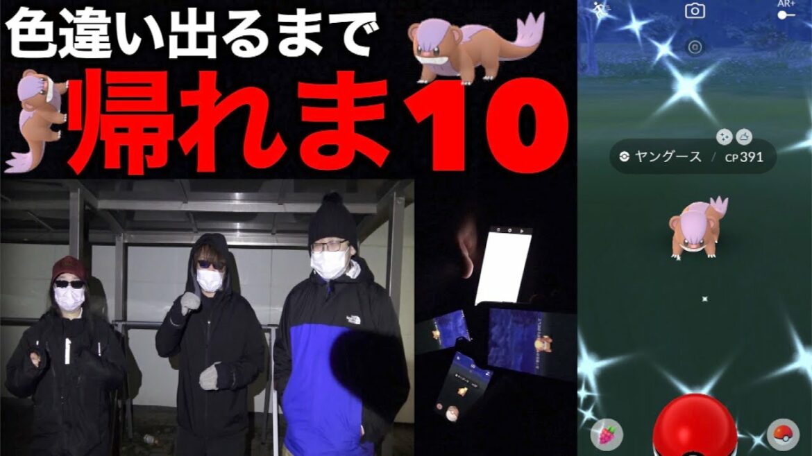 【ゼウス】色違いヤングース実装！色違い出るまで帰れま10【ポケモンGO】