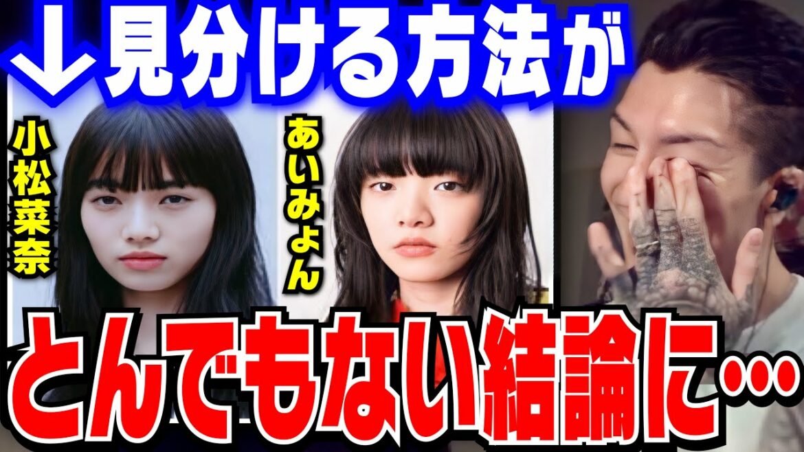 【決して笑ってはいけない】顔が似ている小松菜奈とあいみょんを見分ける方法がまさかの炎上発言！？「ブスの方が●●...」【レペゼンフォックス ふぉい 切り抜き】