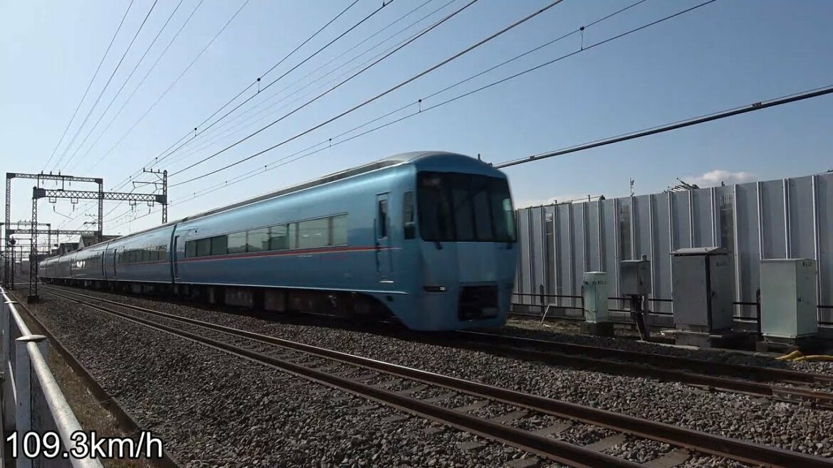 【速度付き高速通過】小田急線 遅れ回復運転 座間～海老名