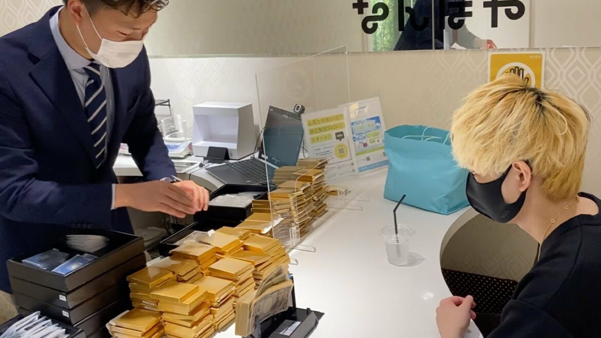【金の値段が高騰】2年前に購入した大量の金貨を全て売却したらマネーカウンター出てきたww