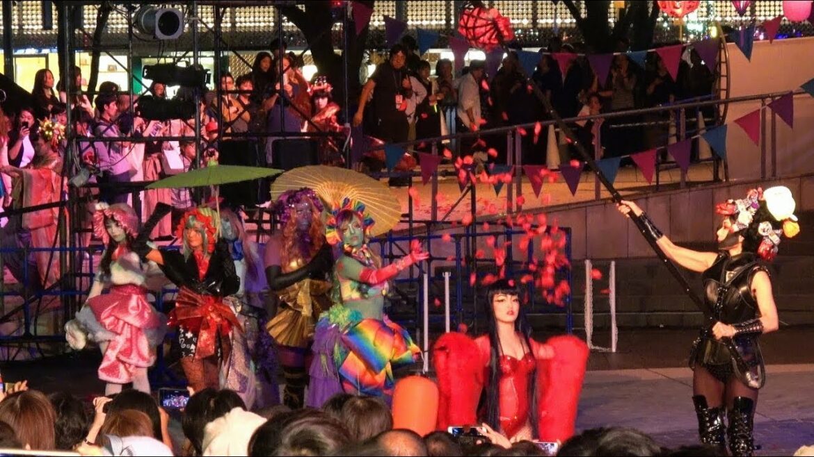 【4K】Roppongi Art Night 2017『蜷川実花  / TOKYO道中 ②』2017.9.30 @六本木ヒルズアリーナ
