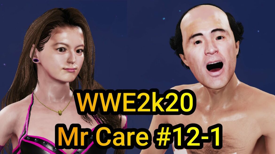 【WWE2K20】「My Career #12-1」今田美桜さんと江頭2：50さんをモデルにしたキャラで始めました❣