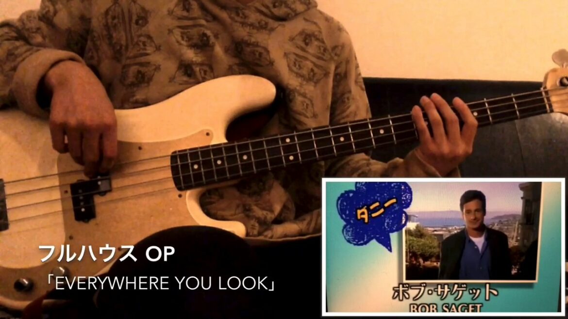 フルハウスOP 「EVERYWHERE YOU LOOK」 ベース 弾いてみた / Full House Bass cover