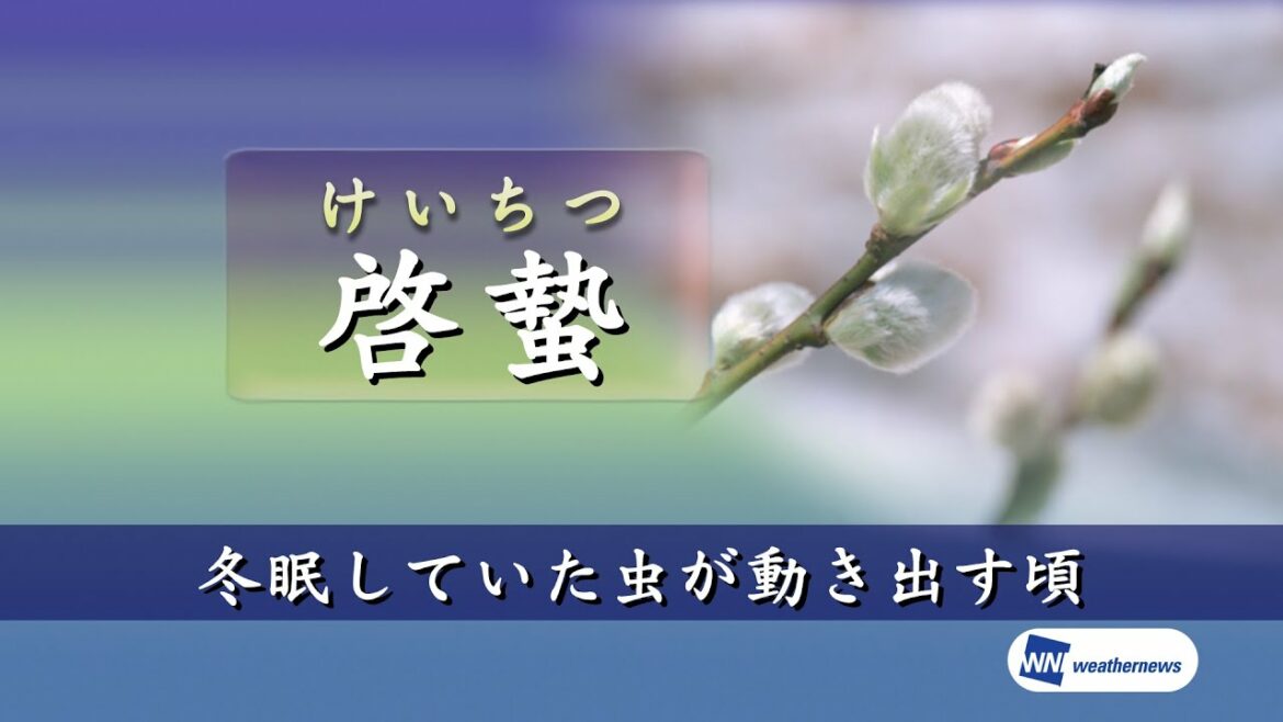 二十四節気「啓蟄」 虫も山も笑顔になる時季!? 二十四節気「啓蟄」 虫も山も笑顔になる時季!?