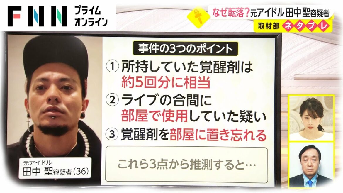 元アイドル 田中聖容疑者逮捕　5年前に起訴していれば...【取材部ネタプレ】