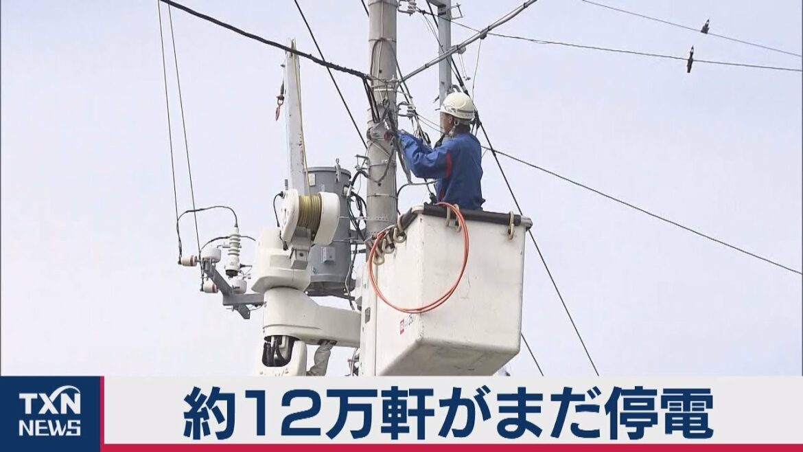 千葉県で依然12万件が停電