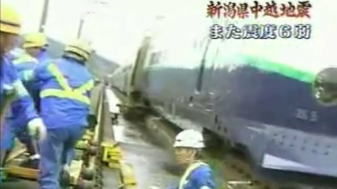 地震ライブ！新潟県中越地震震度7！地震発生の瞬間　緊急地震速報　瞬間　中継　Earthquake live!