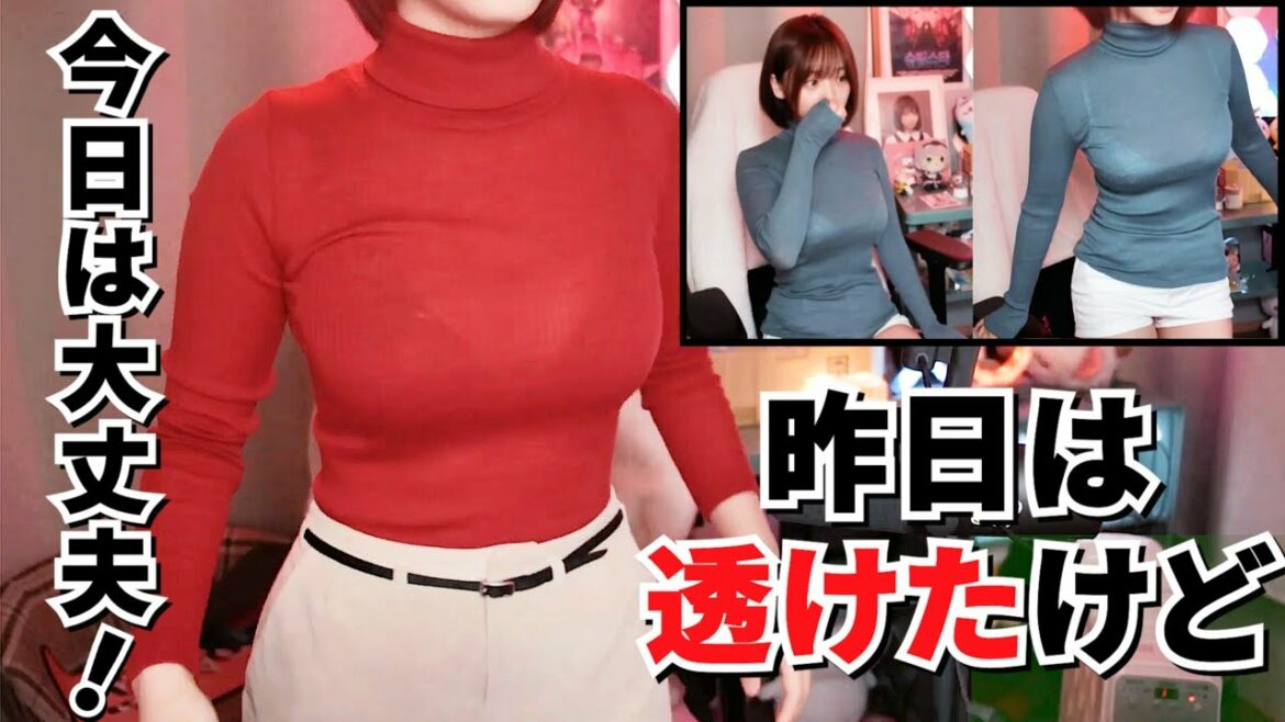 対策をするも、また透けてしまう伊織もえｗ【いおりん/切り抜き】