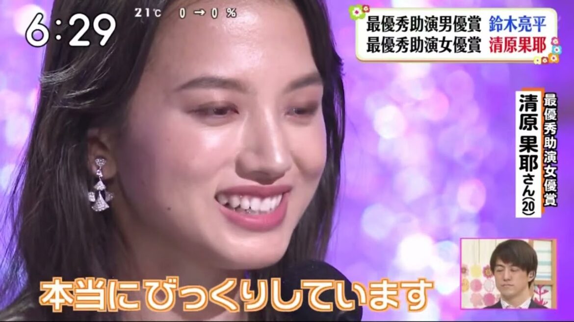 最優秀助演男優賞鈴木亮平最優秀助演女優賞清原果耶 【ズームイン！！サタデー】2022年03月12日