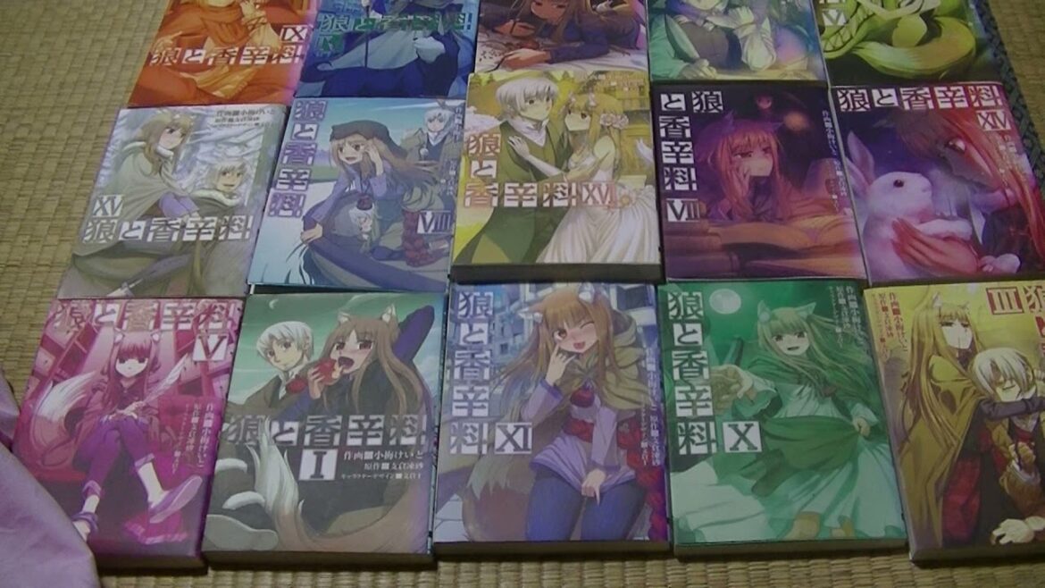 狼と香辛料 コミック本 コミック版 古本を全巻セットで購入 最終巻の表紙が壮大なるネタバレ 閲覧注意