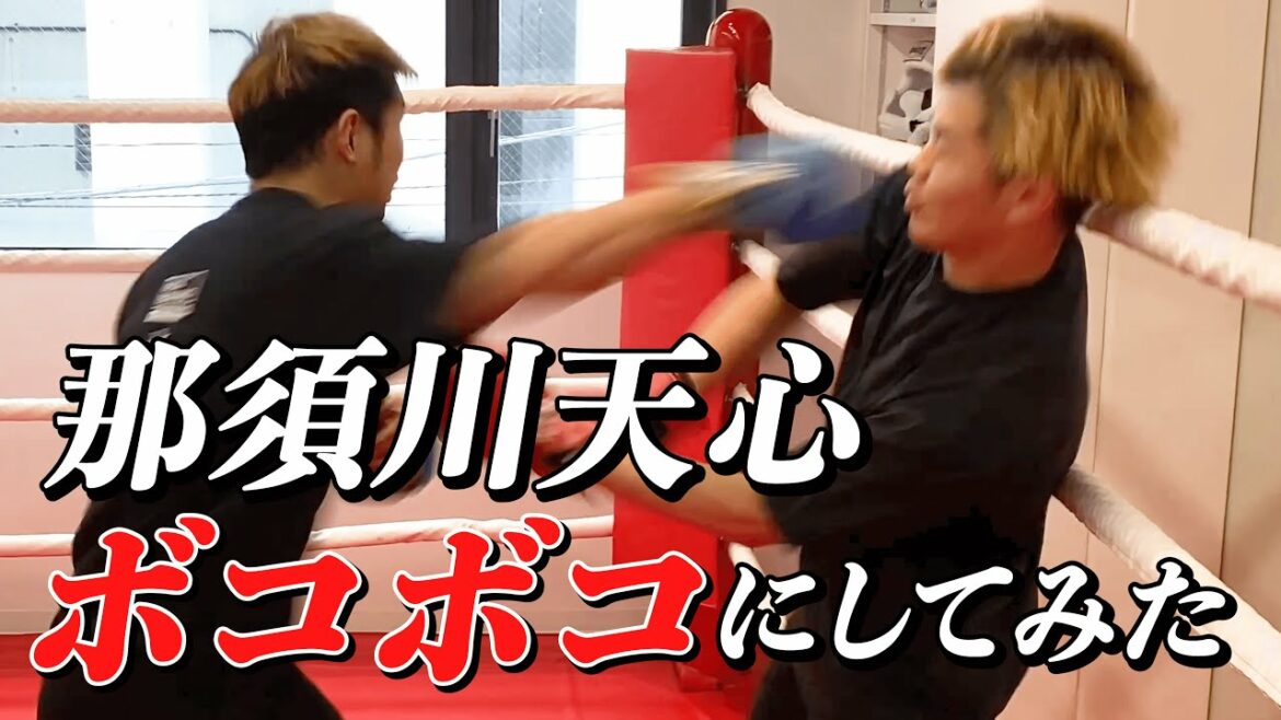 那須川天心をオープンフィンガーでボコボコにしてみた