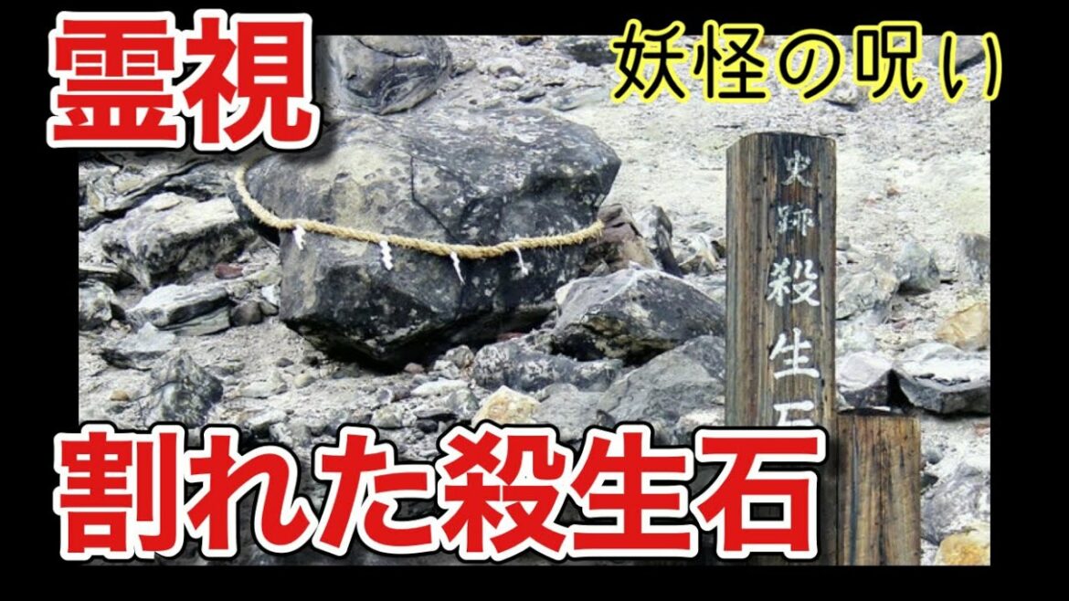 霊視 割れた殺生石