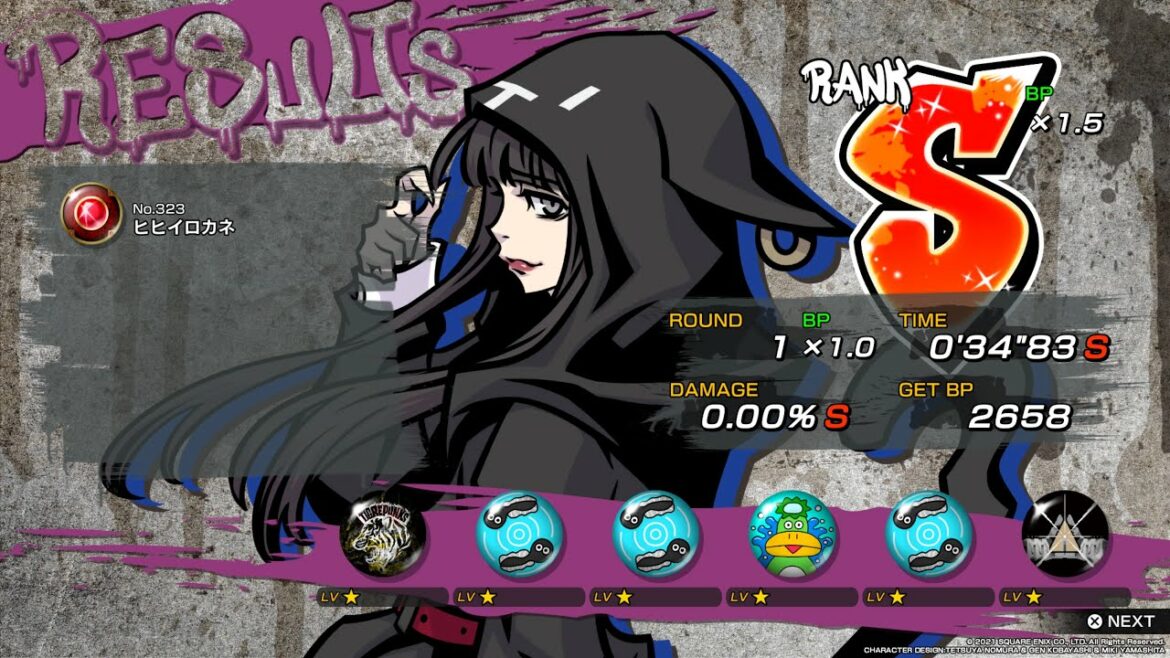 新すばらしきこのせかい フェリダエカンタス TA | Neo: The World Ends with You Felidae Cantus ULTIMATE/Lv1/No Damage 34"83