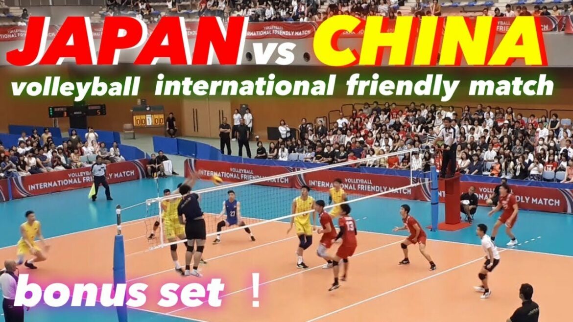 2019 男子バレーボール 国際親善試合【日本VS中国】ボーナスセット