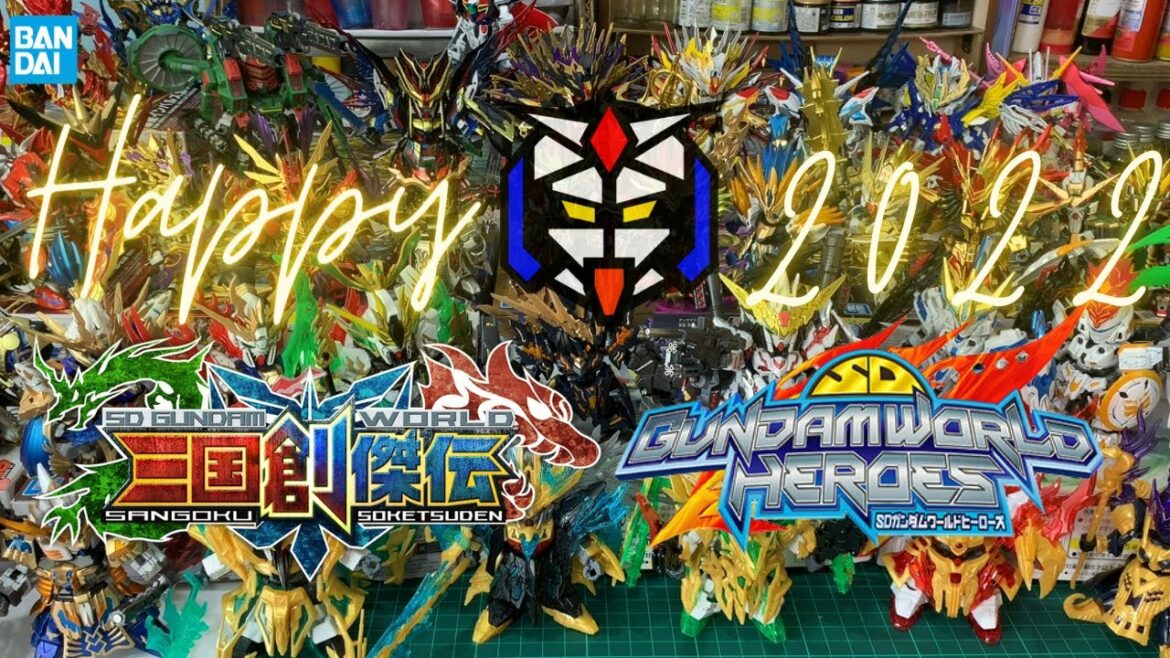 Collection of all painted SD Gundam World Heroes / Sangoku Soketsuden 高達世界 群英集 Collection of all painted SD Gundam World Heroes / Sangoku Soketsuden 高達世界 群英集