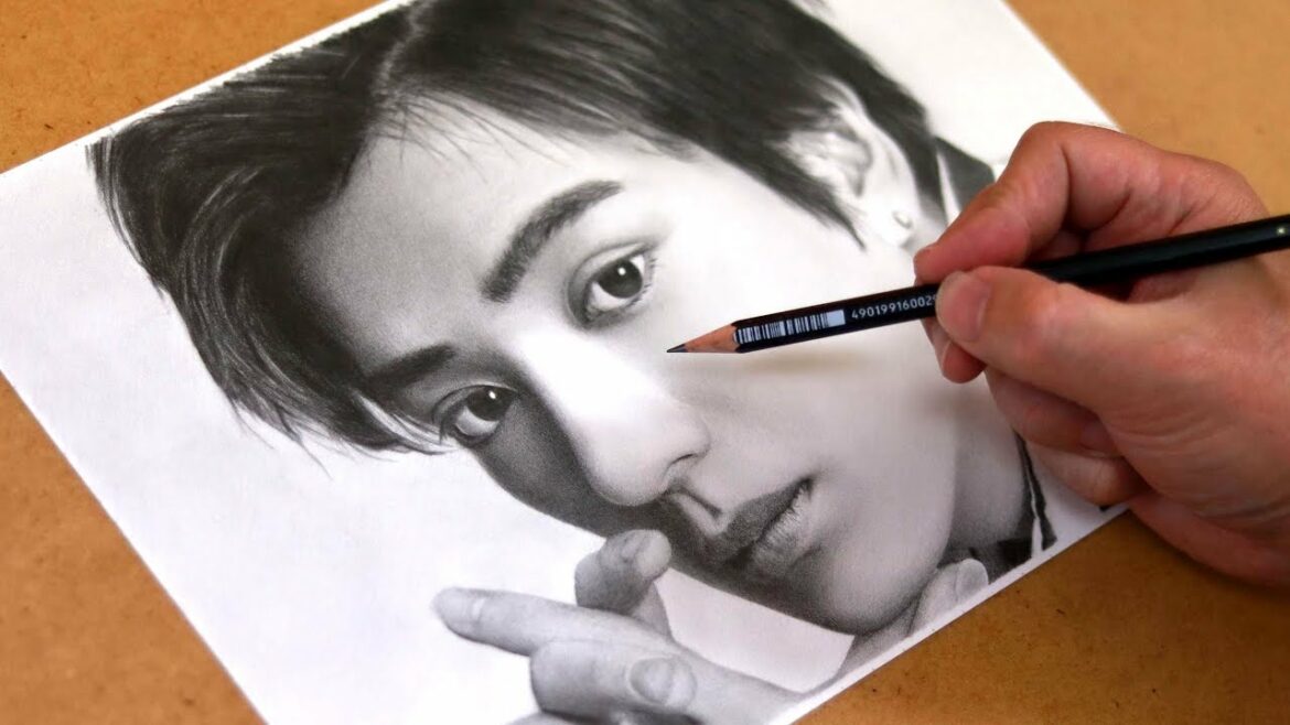 鉛筆画 新田真剣佑 完成までの一部始終 動画 早送り / Pencil drawing/ Mackenyu Arata/ Portrait/ How To Draw