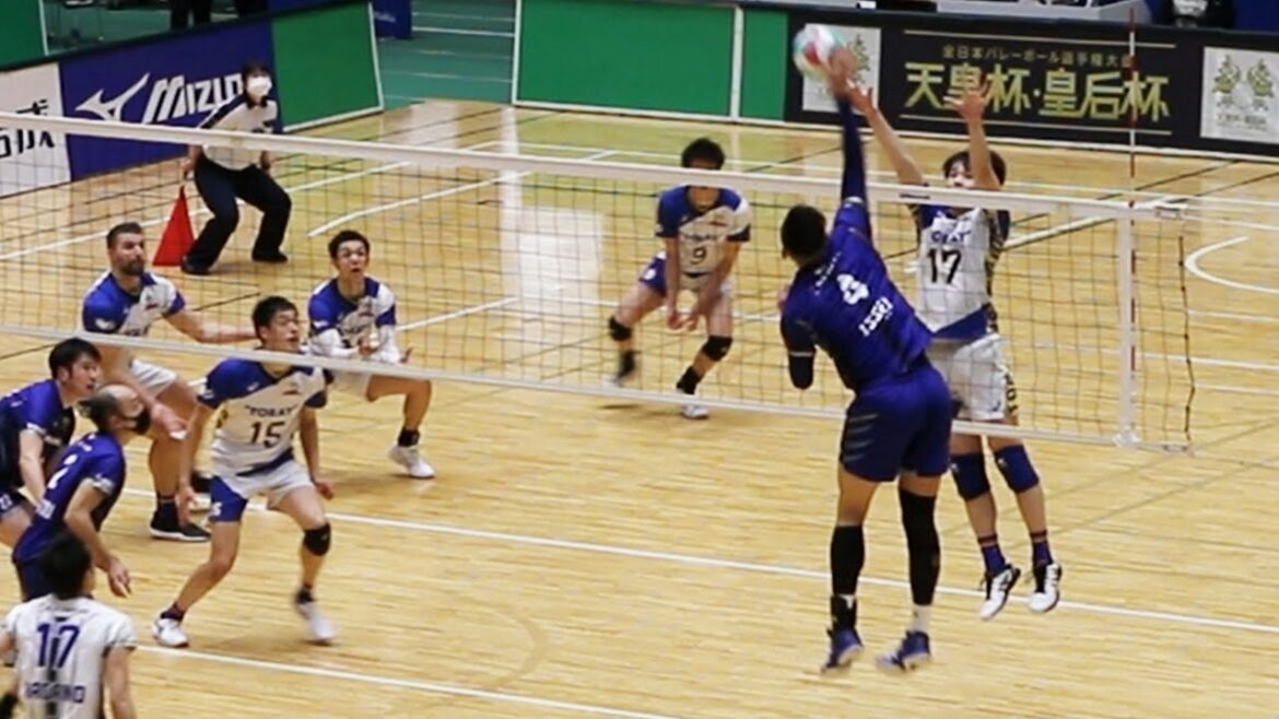 【2021天皇杯】パナソニックvs東レ 第４セット【男子バレーボール全日本選手権】