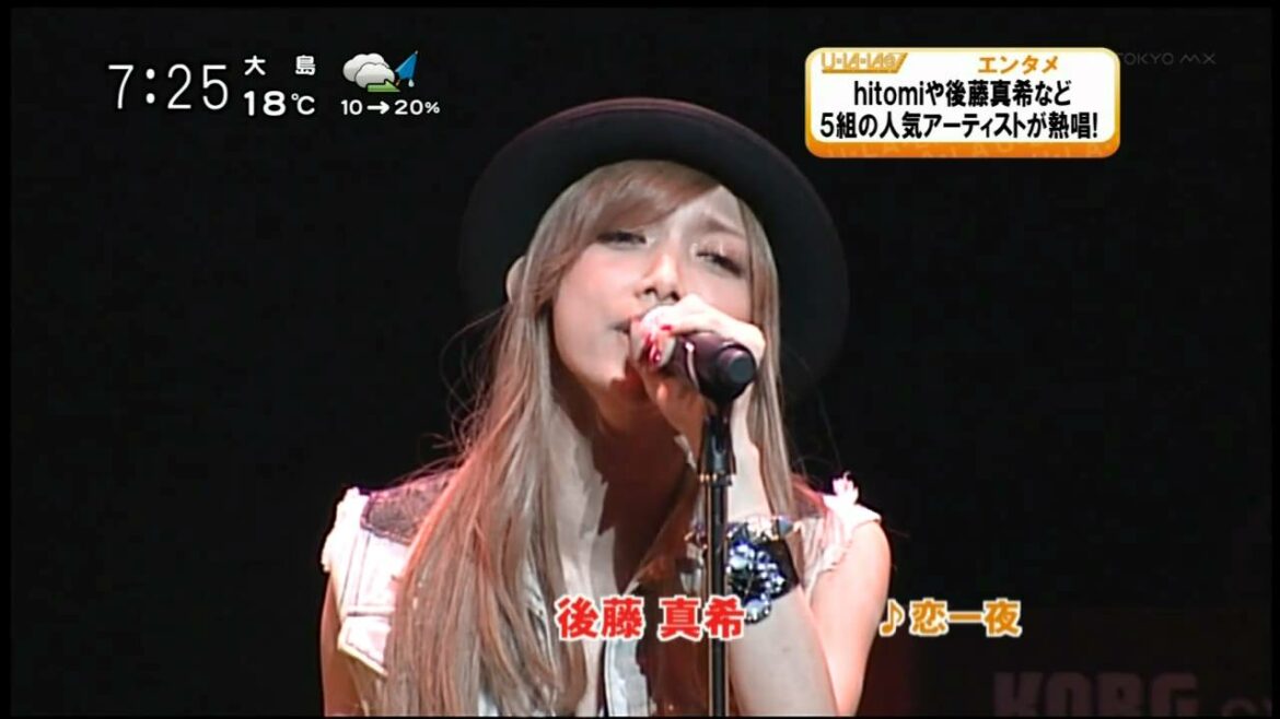 101124 後藤真希 Hellosmile Live 2010 in JCB Hal　恋一夜  l