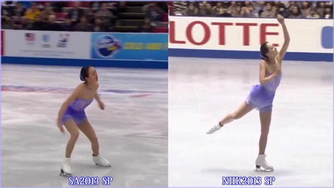 浅田真央(mao asada) 2013-14SP 「ノクターン」の進化 ～ SA とNHK杯の同時再生