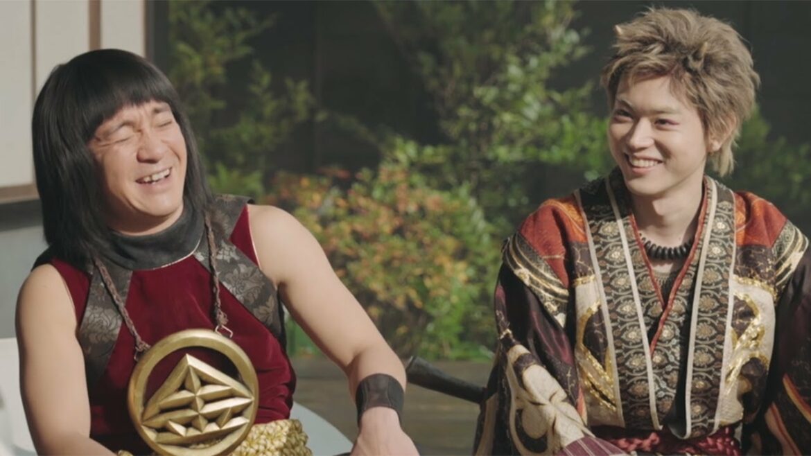 鬼ちゃん・菅田将暉、桐谷健太の“むちゃぶり”にも即対応 au三太郎新CM「鬼の応援」編メーキング 鬼ちゃん・菅田将暉、桐谷健太の“むちゃぶり”にも即対応 au三太郎新CM「鬼の応援」編メーキング