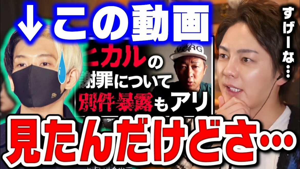 【東谷義和】ガーシーchのヒカル謝罪しろ動画見たんだけどさ…この人マジで凄いよね。【青汁王子/切り抜き　城田優　新田真剣佑　綾野剛　藤井流星 ヒカル　河北麻友子】