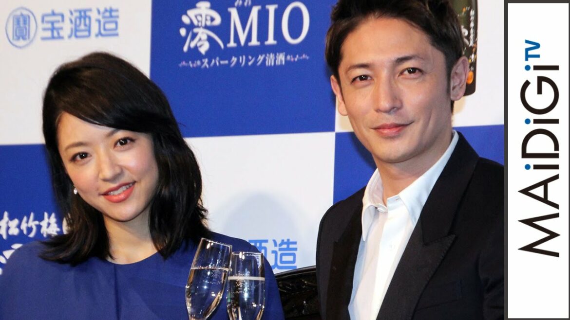 井上真央、酔うと「褒め上戸」に　玉木宏は…　「松竹梅白壁蔵『澪』スパークリング清酒」新CM発表会3