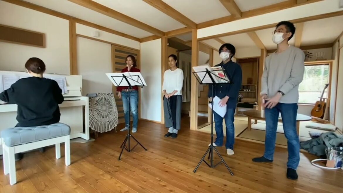 初歌合わせ　えみかな with Bee  大人の大地讃頌