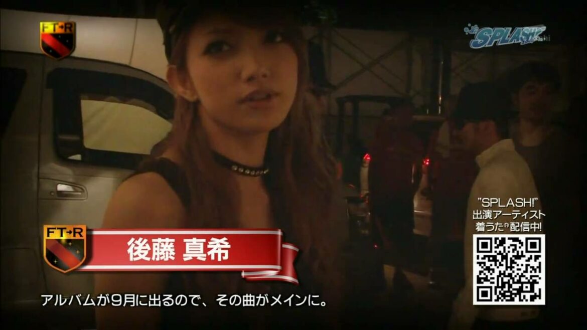 後藤真希 SPLASH'09 CANDY TEAR DROPS Golden LUV