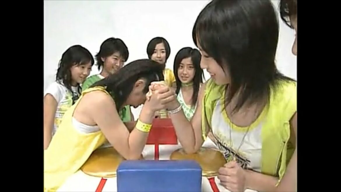Berryz工房 腕相撲対決 in 2005