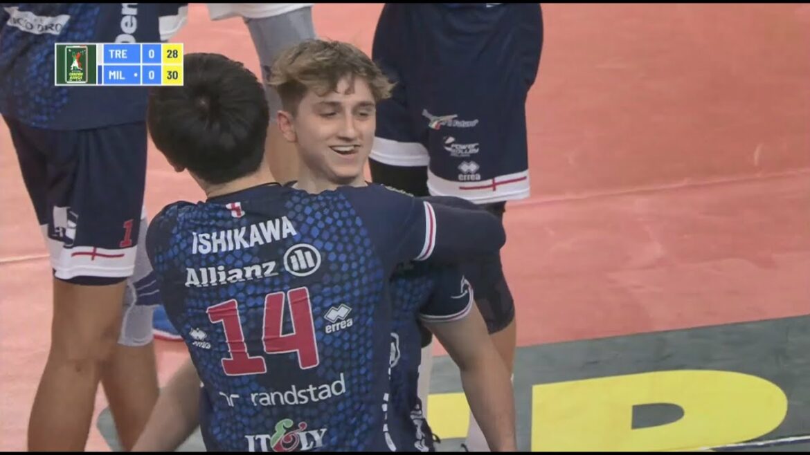 Yuki Ishikawa's Attacks vs Trento | Trento 🆚 Milano 24th Round Regular Season 2021-22