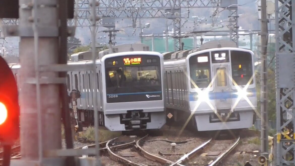 【小田急線撮影記2018.12.17】新松田駅発着・通過・折り返しシーン