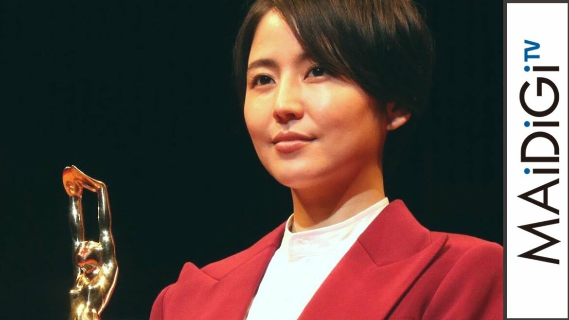 長澤まさみ「昔より自由に」女優としての変化も　毎日映コン女優主演賞受賞