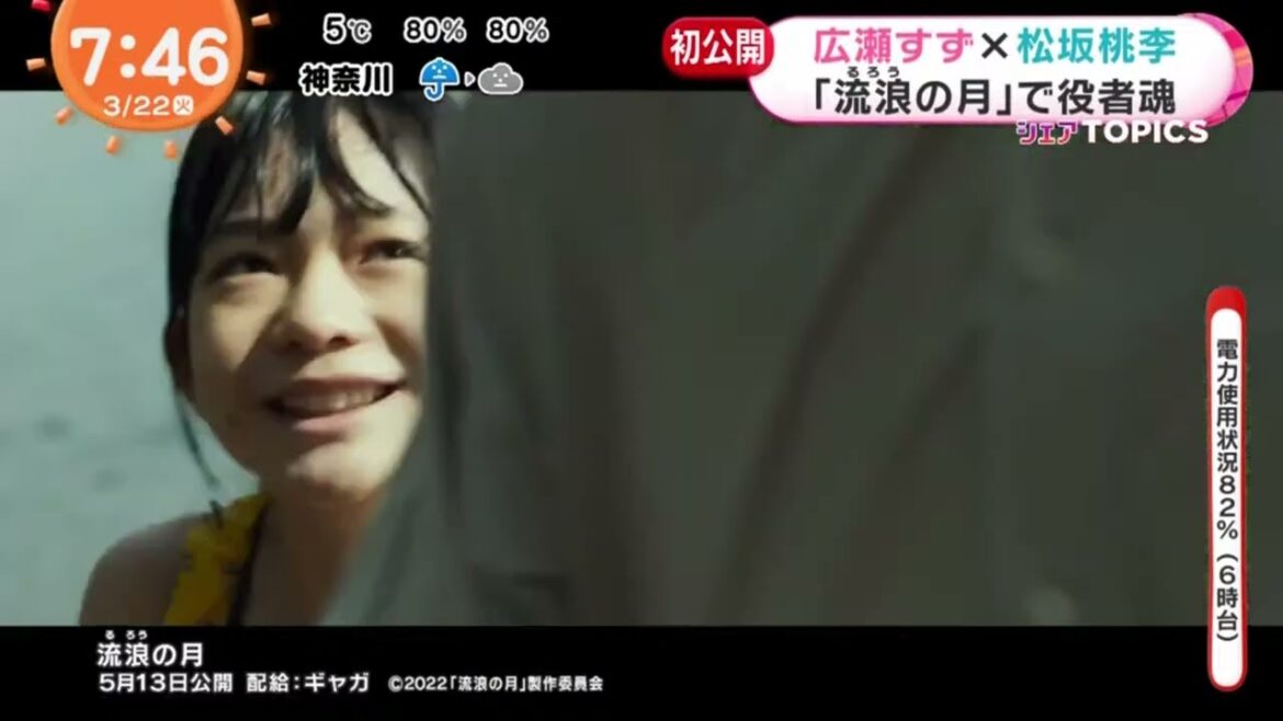 広瀬すず×松坂桃李「流浪の月」で役者魂 『めざましテレビ』2022年3月22日 広瀬すず×松坂桃李「流浪の月」で役者魂 『めざましテレビ』2022年3月22日