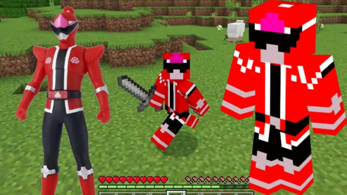 【暴太郎戦隊ドンブラザーズ】マイクラで使えるドンモモタロウを作ってみた!!Minecraft