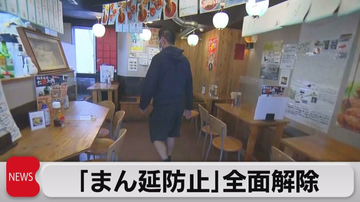 まん延防止が全面解除（2022年3月22日）