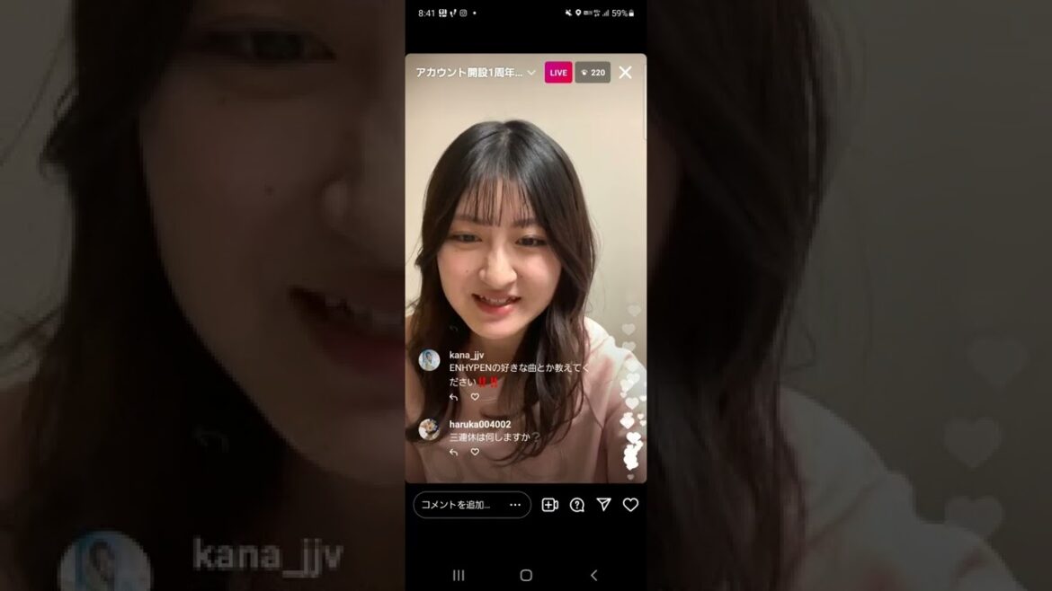 2022/03/19 小林星蘭 インスタライブ
