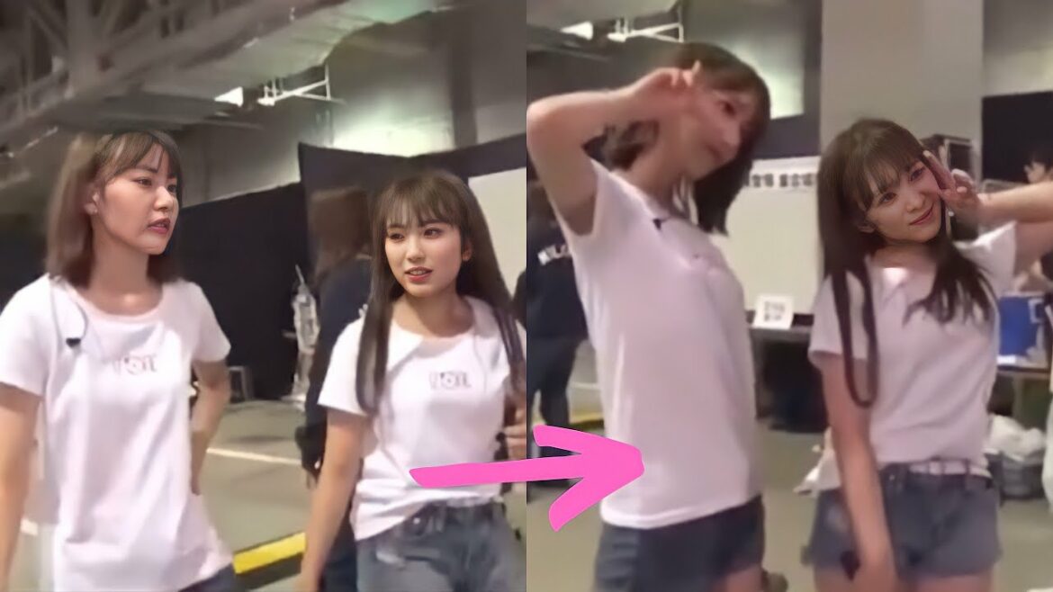 切り替えが早すぎる宮脇咲良・전환이 너무 빠른 미야와키 사쿠라