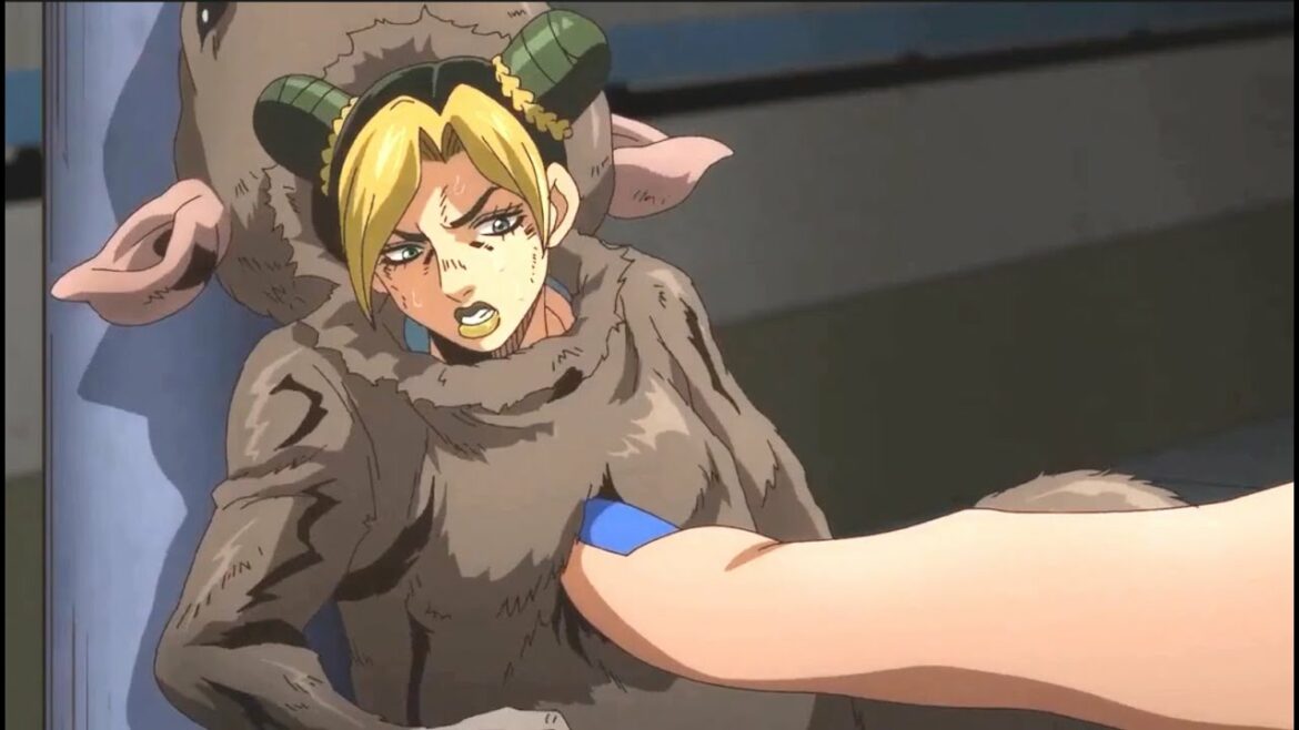 ジョジョ第6部 ストーンオーシャン 2話 - グェスにネズミの皮を着せられた徐倫 ／ jojo stone ocean ep.2 - jolyne & gwess