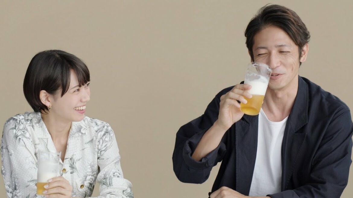 二階堂ふみ「ソフティなすごく素敵な声」玉木宏の美声にうっとり／「サッポロ GOLD STAR」CM