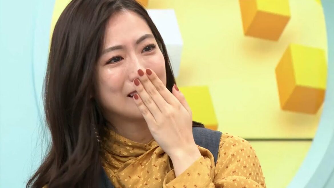 田村アナの泣き顔