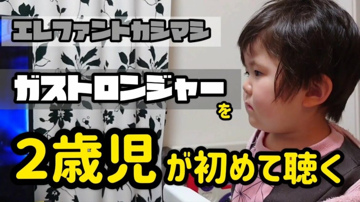 2歳児が『ガストロンジャー』を初めて聴く#宮本浩次 #エレファントカシマシ #エレカシ