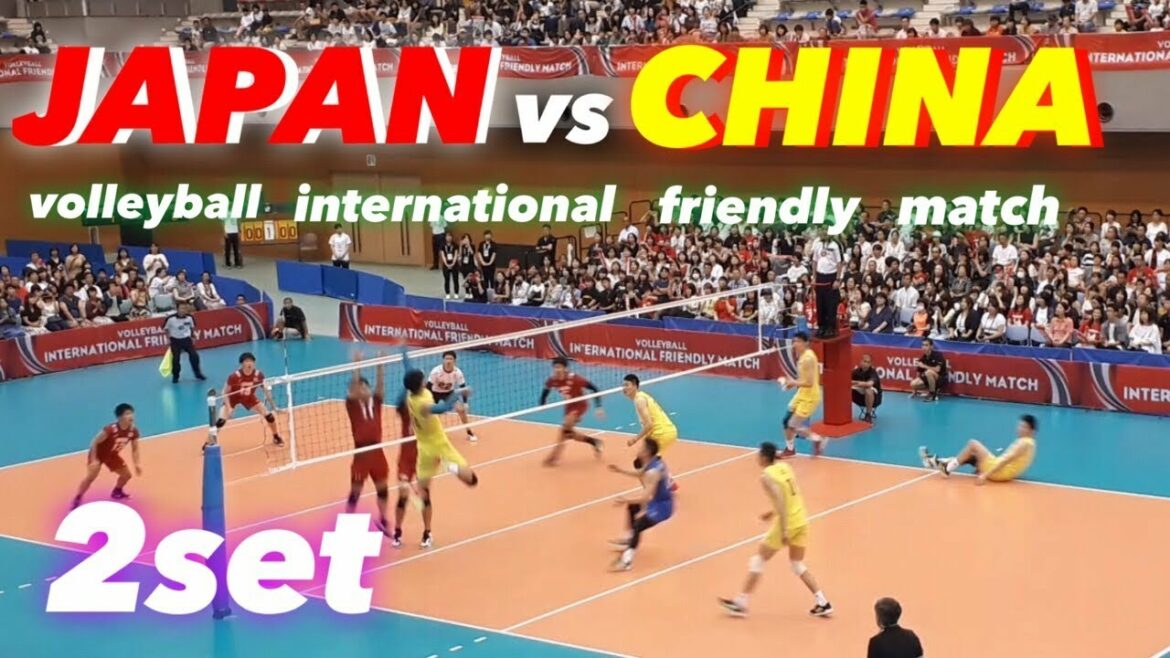 2019 男子バレーボール 国際親善試合【日本VS中国】第2セット