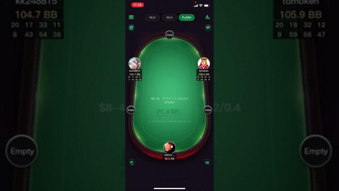 KKPOKER 40f プレイ動画④「AAフルハウスです。お客様の中にバリューターゲットはいらっしゃいますか？」