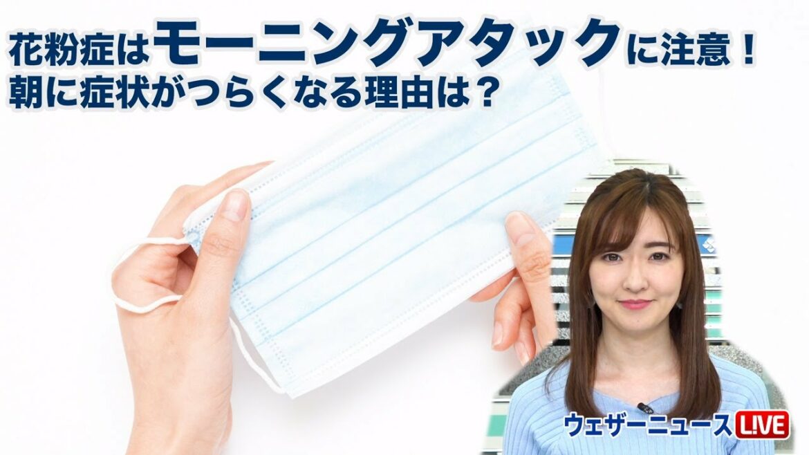 【花粉症】「モーニングアタック」に注意
