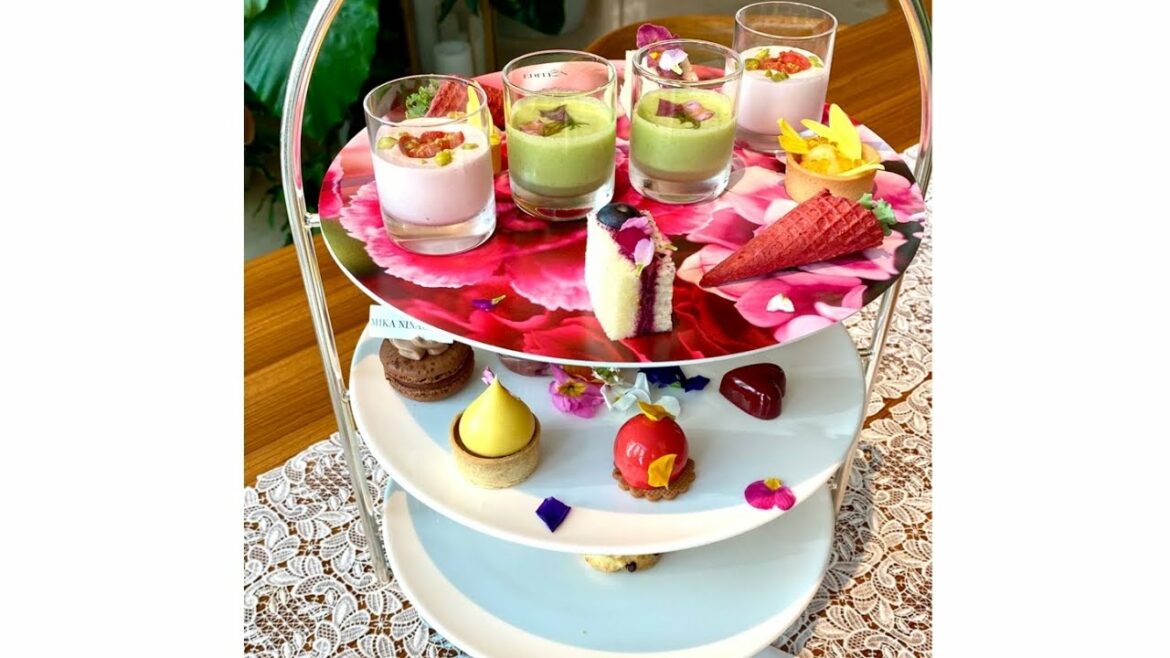 可愛すぎる💖 東京エディション虎ノ門×蜷川実花のコラボアフタヌーンティー🏵