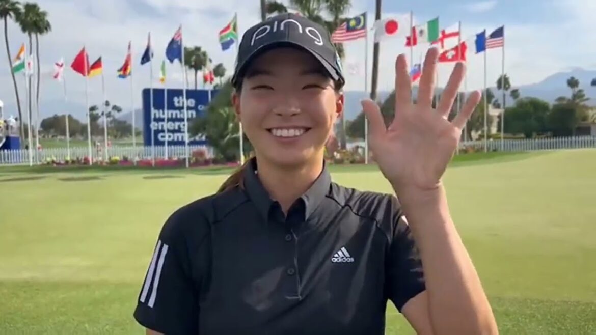 「シェブロン選手権」最終日を終えた渋野日向子のインタビューが届きました !! 「66」で4位フィニッシュ　カップチョがメジャーで初V