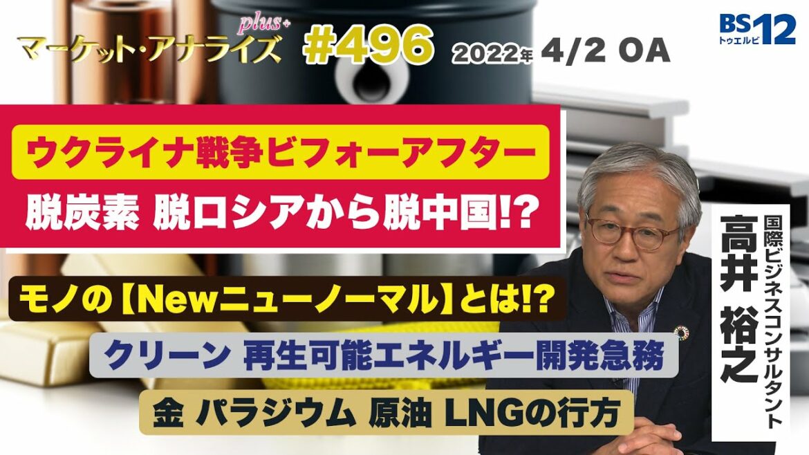 【ウクライナ戦争ビフォーアフター『Newニューノーマル』】自由主義VS専制主義 │アナライズ・プラス(2022年4月2日放送「マーケット・アナライズ plus+」) 【ウクライナ戦争ビフォーアフター『Newニューノーマル』】自由主義VS専制主義 │アナライズ・プラス(2022年4月2日放送「マーケット・アナライズ plus+」)